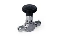Игольчатый вентиль AMFLO, SS-NV10 FNT К-ring, с PTFE уплотнителем, проходной, нержавеющий SS316L, 345 bar, 2-х портовый