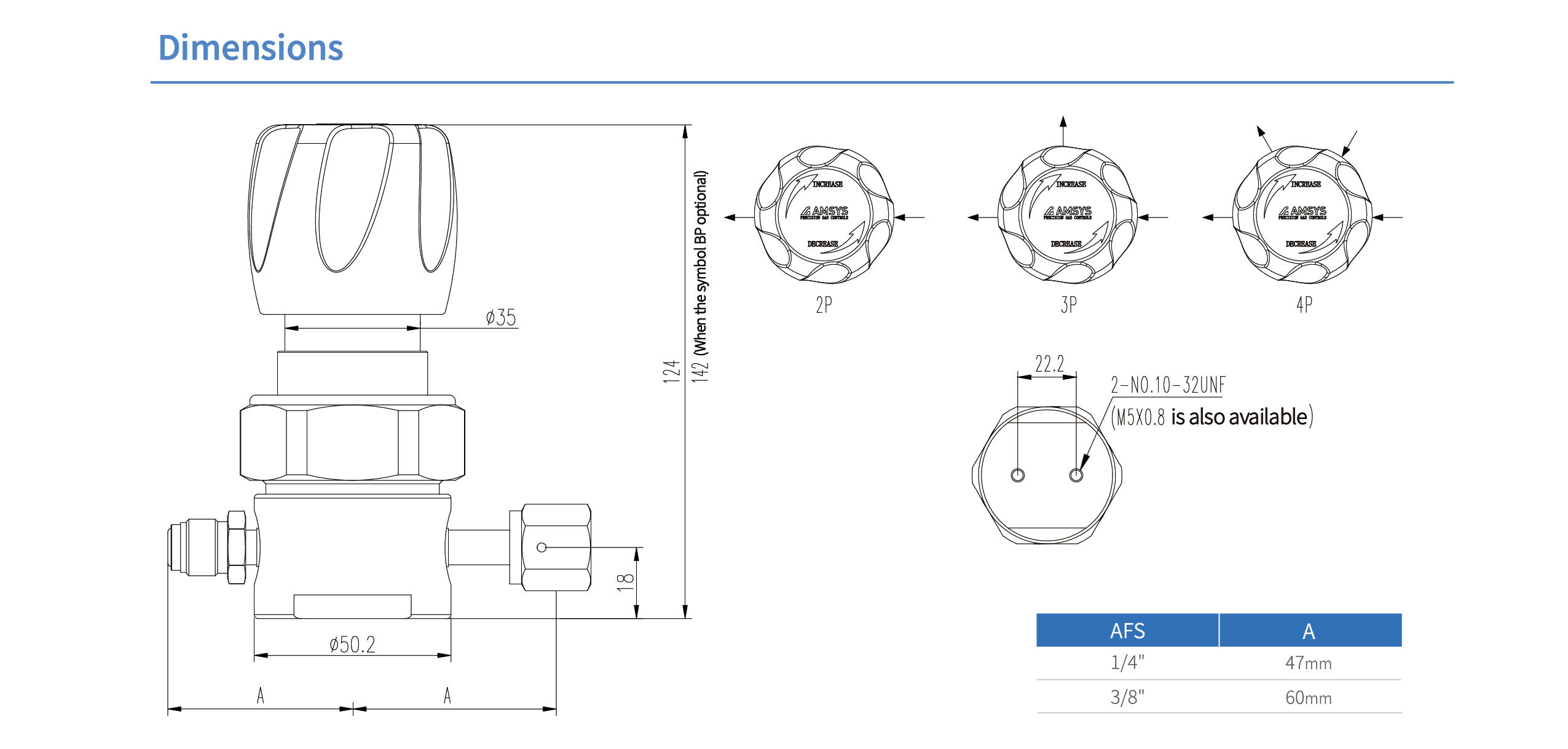 Регулятор AMFLO UHP AU21 Материал: Код S (Body-SUS316L VAR,Poppet, Nozzle,Diaphragm, Gland-SUS316L,Seat: PCTFE) ; Поверхность 0.13 um; 4х портовый с манометрами, CV-0.09