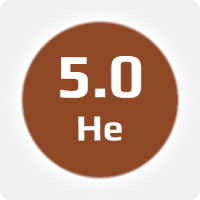 Гелий (He) марка 5.0  (99,999%) в баллоне 10л, 150 бар, соединение G3/4 (DIN 9)