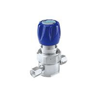 Регулятор AMFLO UHP AU21 Материал: Код S (Body-SUS316L VAR,Poppet, Nozzle,Diaphragm, Gland-SUS316L,Seat: PCTFE) ; Поверхность 0.13 um; 4х портовый с манометрами, CV-0.09